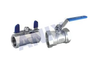 One Piece Female Thread Ball Valve 1000WOG 2