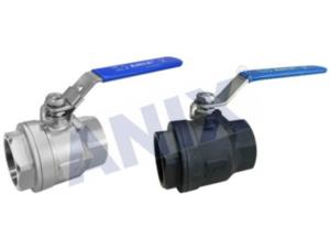 Two Piece Female Thread Ball Valve 1000WOG