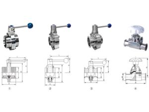 Sanitary stainless steel valve