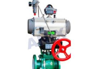 High performance pneumatic fluorine butterfly valve