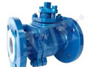 Fluorine line ball valve