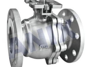 DIN High platform flange ball valve