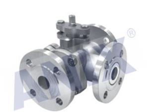 3 WAY flanged ball valve