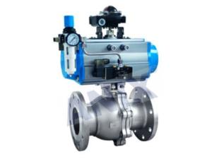 High performance Pneumatic flanged ball  Valve