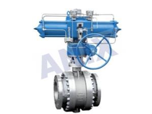 High performance pneumatic hard seal ball valve