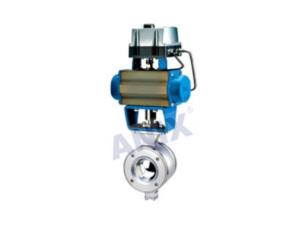 Pneumatic  High Performance V Shaped Ball Valve